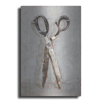 Luxe Metal Art 'Cut it Out I' by Ethan Harper, Metal Wall Art