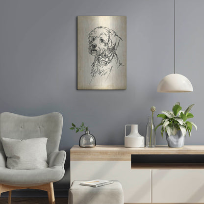 Luxe Metal Art 'Breed Studies III' by Ethan Harper, Metal Wall Art,16x24