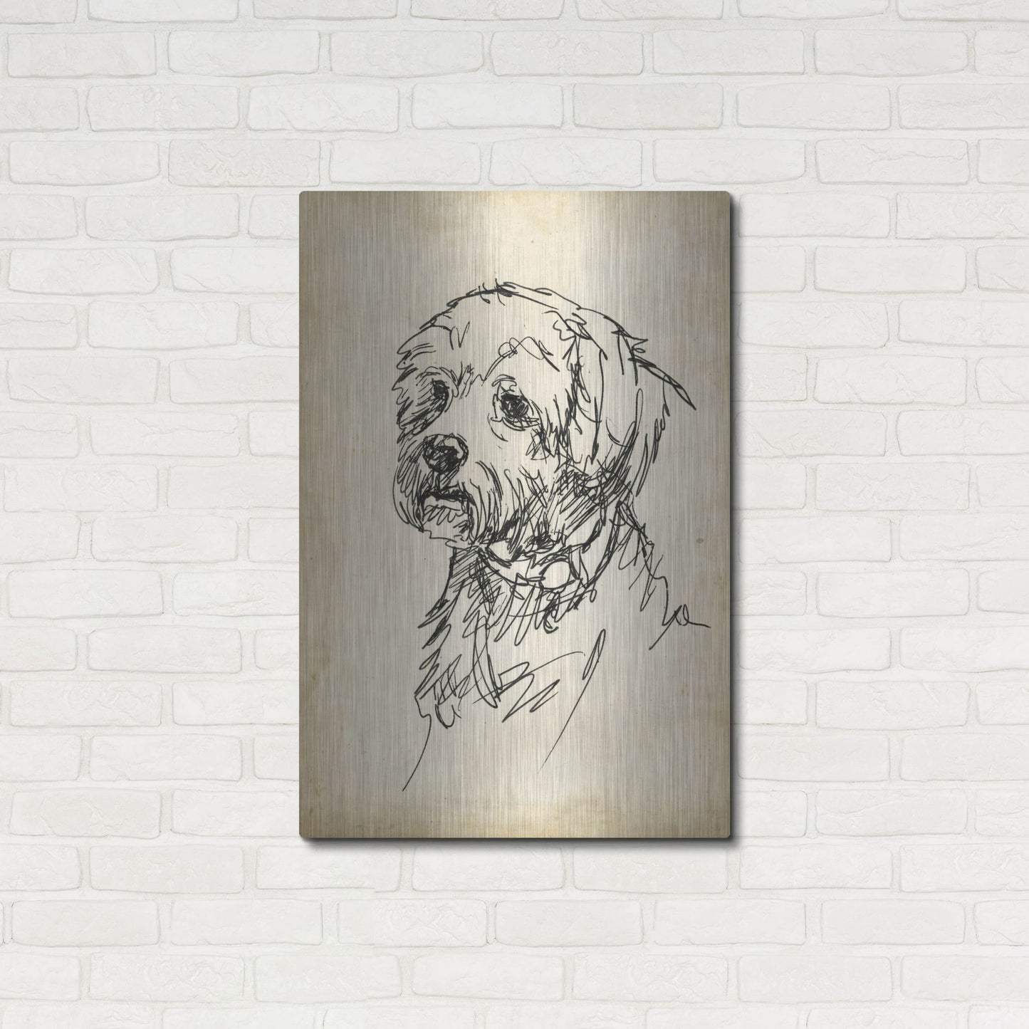 Luxe Metal Art 'Breed Studies III' by Ethan Harper, Metal Wall Art,24x36