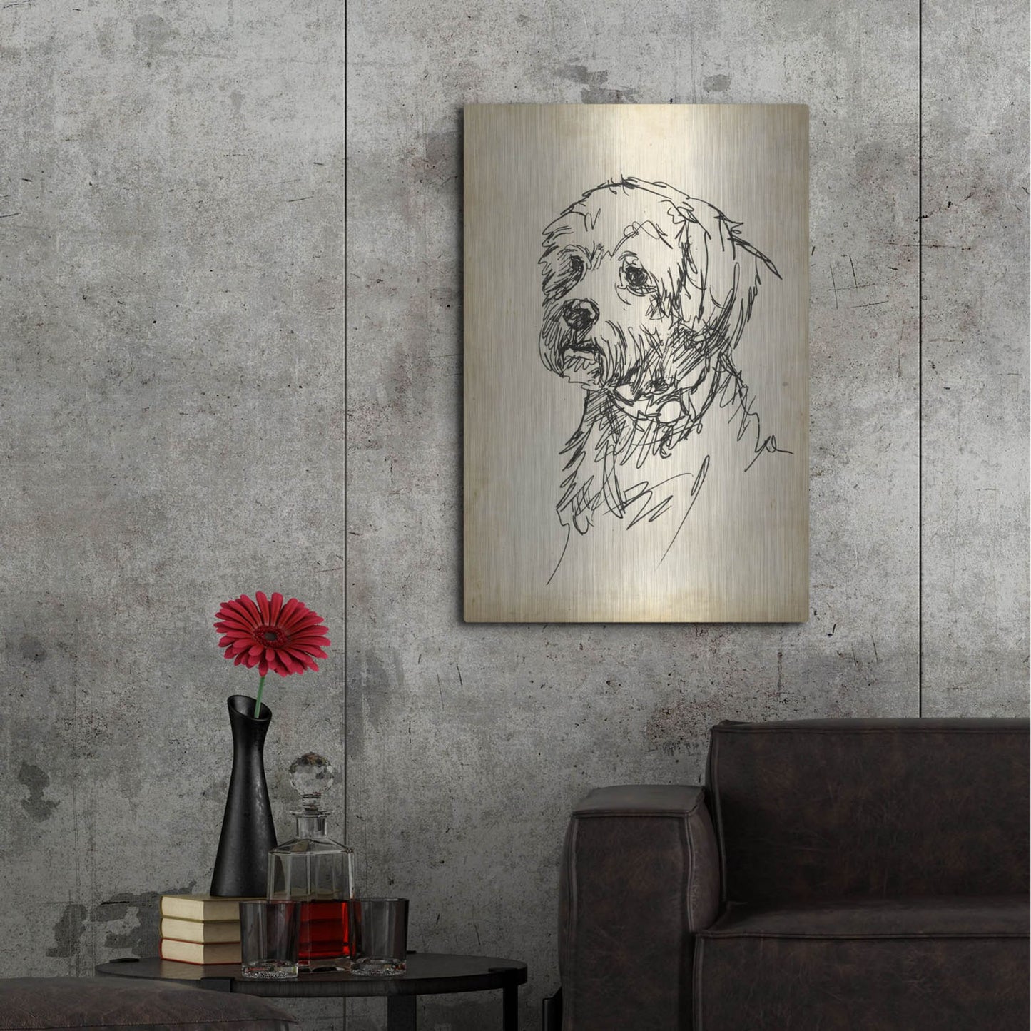 Luxe Metal Art 'Breed Studies III' by Ethan Harper, Metal Wall Art,24x36