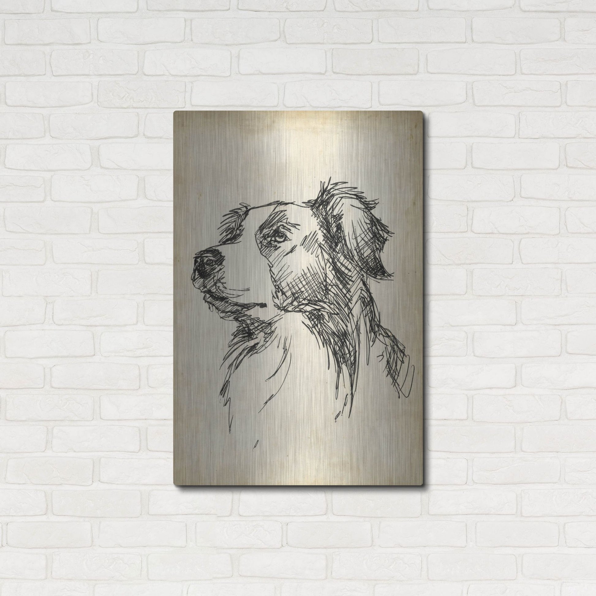 Luxe Metal Art 'Breed Studies IX' by Ethan Harper, Metal Wall Art,24x36