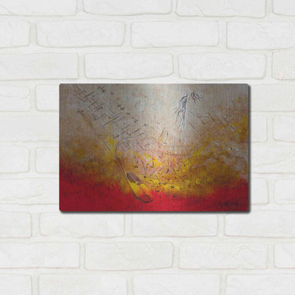 Luxe Metal Art 'Song of Rexha' by Samedin Asllani, Metal Wall Art,16x12