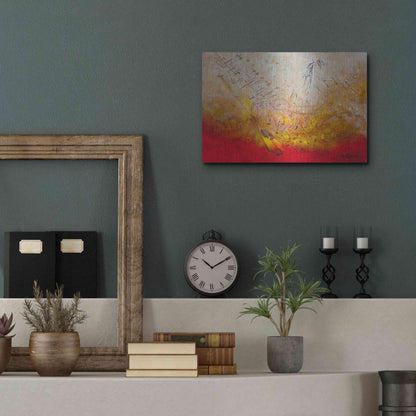 Luxe Metal Art 'Song of Rexha' by Samedin Asllani, Metal Wall Art,16x12