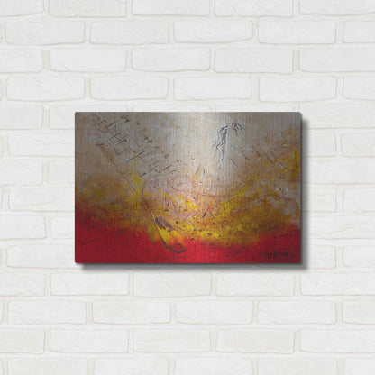 Luxe Metal Art 'Song of Rexha' by Samedin Asllani, Metal Wall Art,24x16