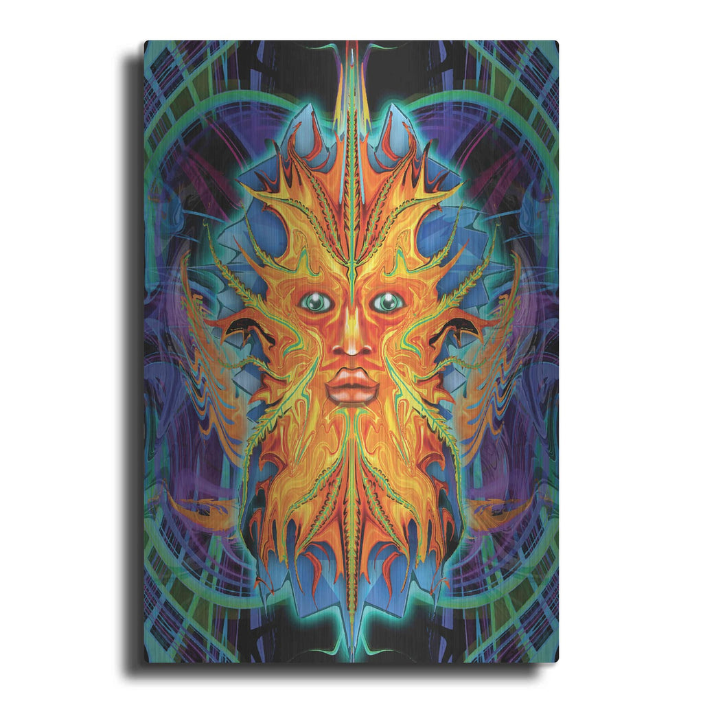 'Green Man' by Michael Stewart – Metal Wall Art