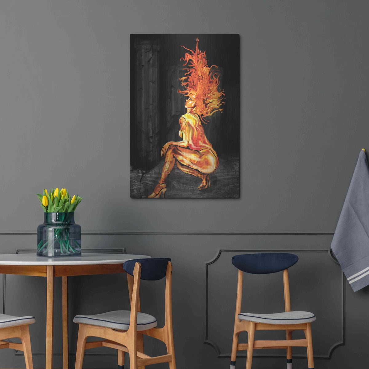 'Medusa' by Michael Stewart – Metal Wall Art, 24x36 room view