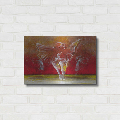 Luxe Metal Art 'The Dance of Baci' by Samedin Asllani, Metal Wall Art,24x16