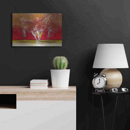 Luxe Metal Art 'The Dance of Baci' by Samedin Asllani, Metal Wall Art,24x16