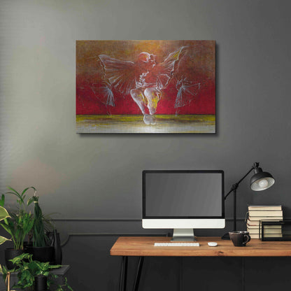 Luxe Metal Art 'The Dance of Baci' by Samedin Asllani, Metal Wall Art,36x24