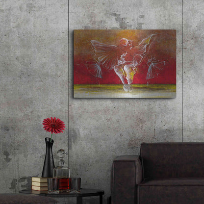 Luxe Metal Art 'The Dance of Baci' by Samedin Asllani, Metal Wall Art,36x24