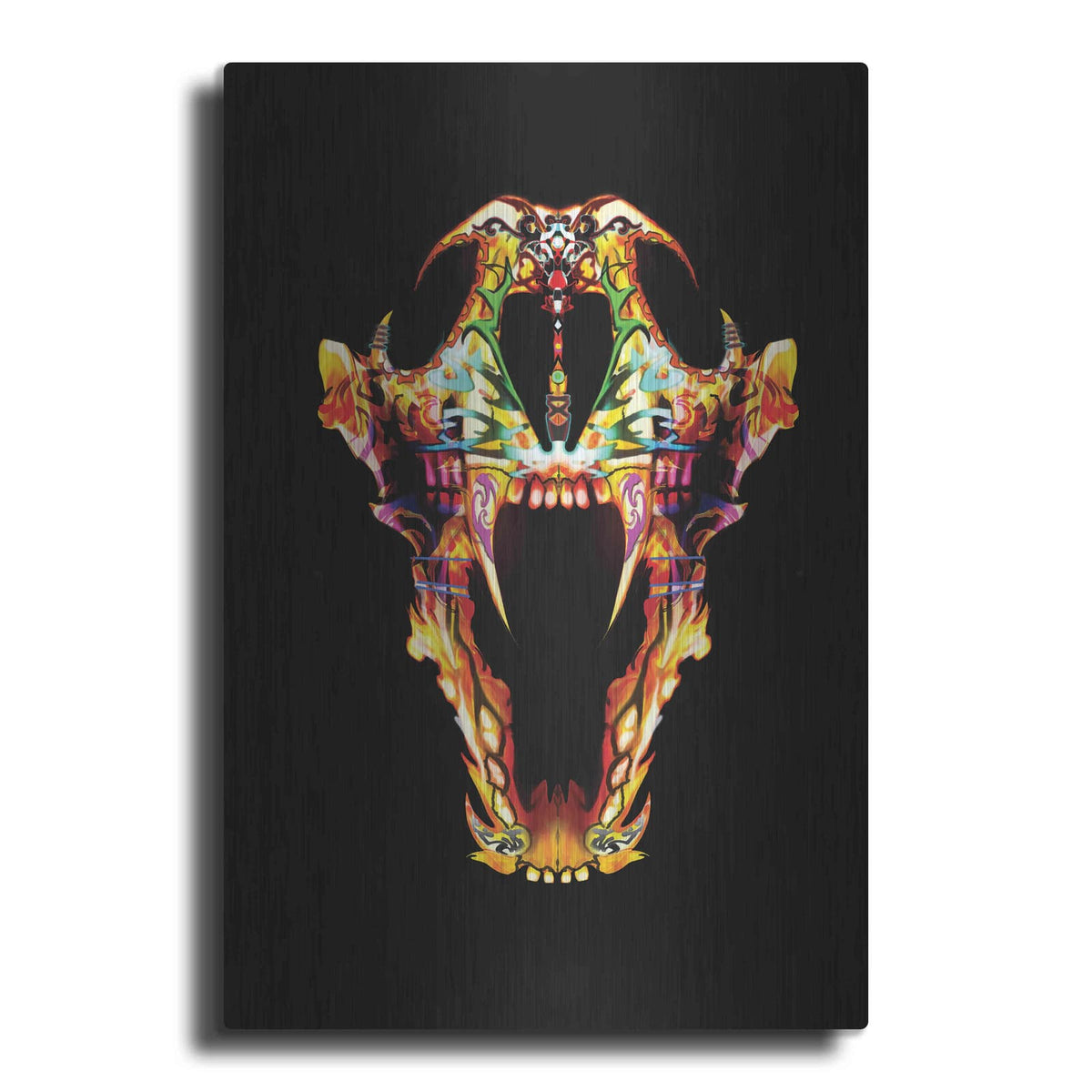 'Undead Lone Wolf' by Michael Stewart – Metal Wall Art