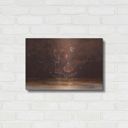 Luxe Metal Art 'Ballerinas' by Samedin Asllani, Metal Wall Art,24x16