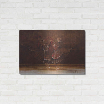 Luxe Metal Art 'Ballerinas' by Samedin Asllani, Metal Wall Art,36x24