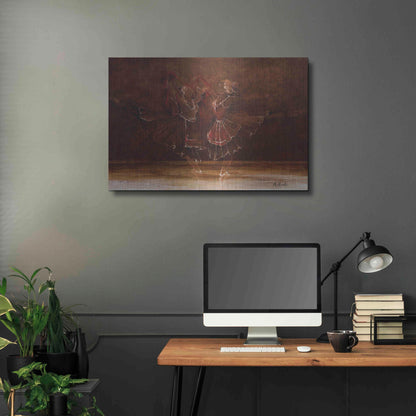 Luxe Metal Art 'Ballerinas' by Samedin Asllani, Metal Wall Art,36x24