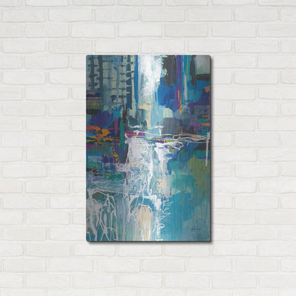 Luxe Metal Art 'Motion' by Jeanette Vertentes, Metal Wall Art,24x36