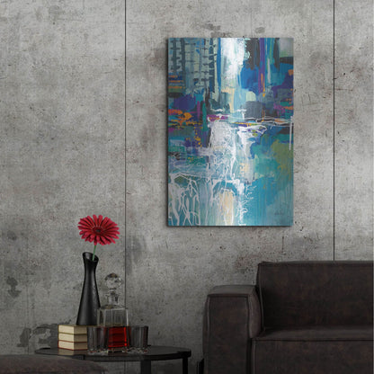 Luxe Metal Art 'Motion' by Jeanette Vertentes, Metal Wall Art,24x36