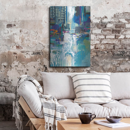 Luxe Metal Art 'Motion' by Jeanette Vertentes, Metal Wall Art,24x36