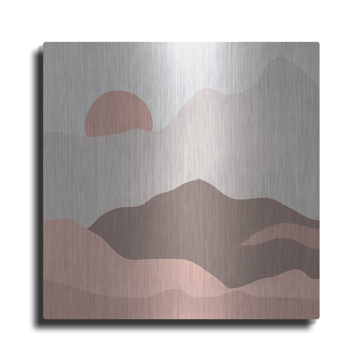 'Mountainous II' by Sara Zieve Miller – Metal Wall Art