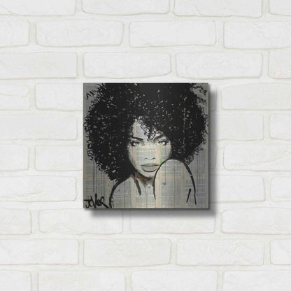 Luxe Metal Art 'Angel' by Loui Jover, Metal Wall Art,12x12