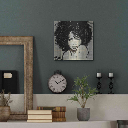 Luxe Metal Art 'Angel' by Loui Jover, Metal Wall Art,12x12