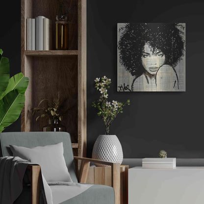 Luxe Metal Art 'Angel' by Loui Jover, Metal Wall Art,24x24