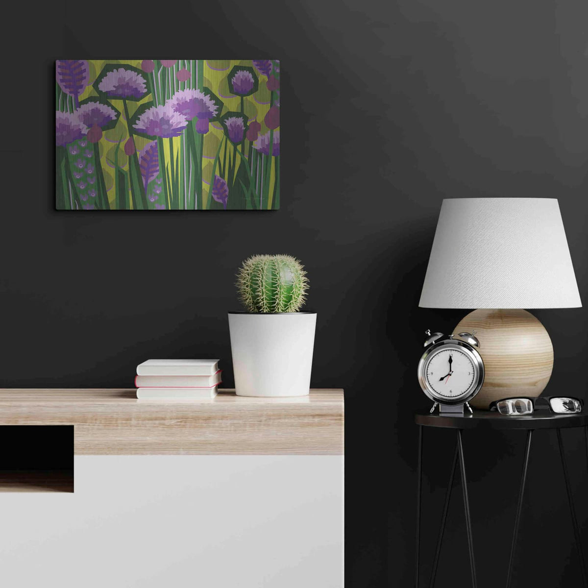 'Chives I' by Megan Gallagher – Metal Wall Art, 24x16 room view