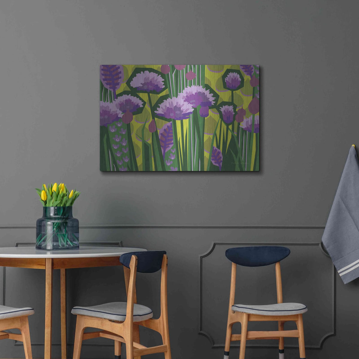 'Chives I' by Megan Gallagher – Metal Wall Art, 36x24 room view