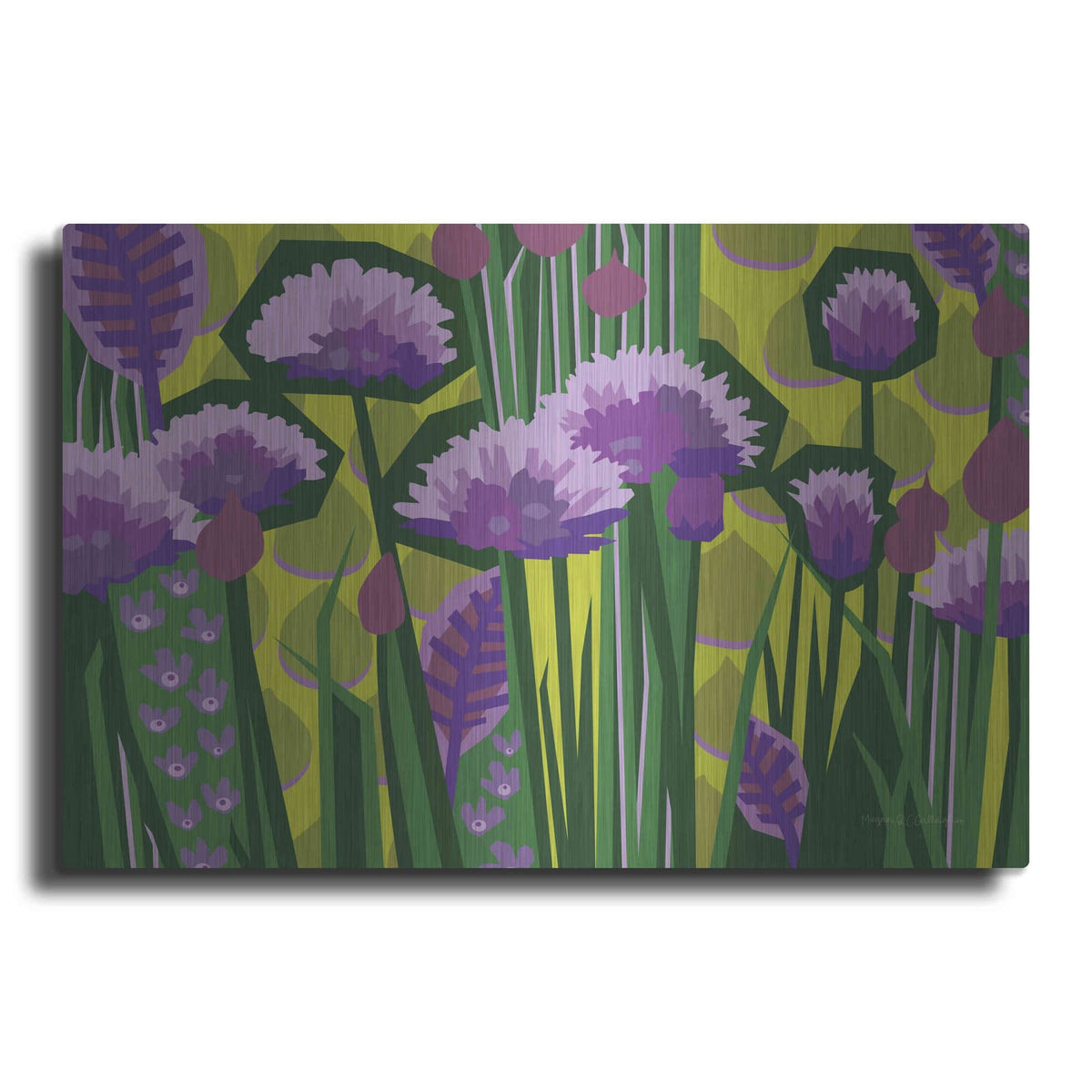 'Chives I' by Megan Gallagher – Metal Wall Art