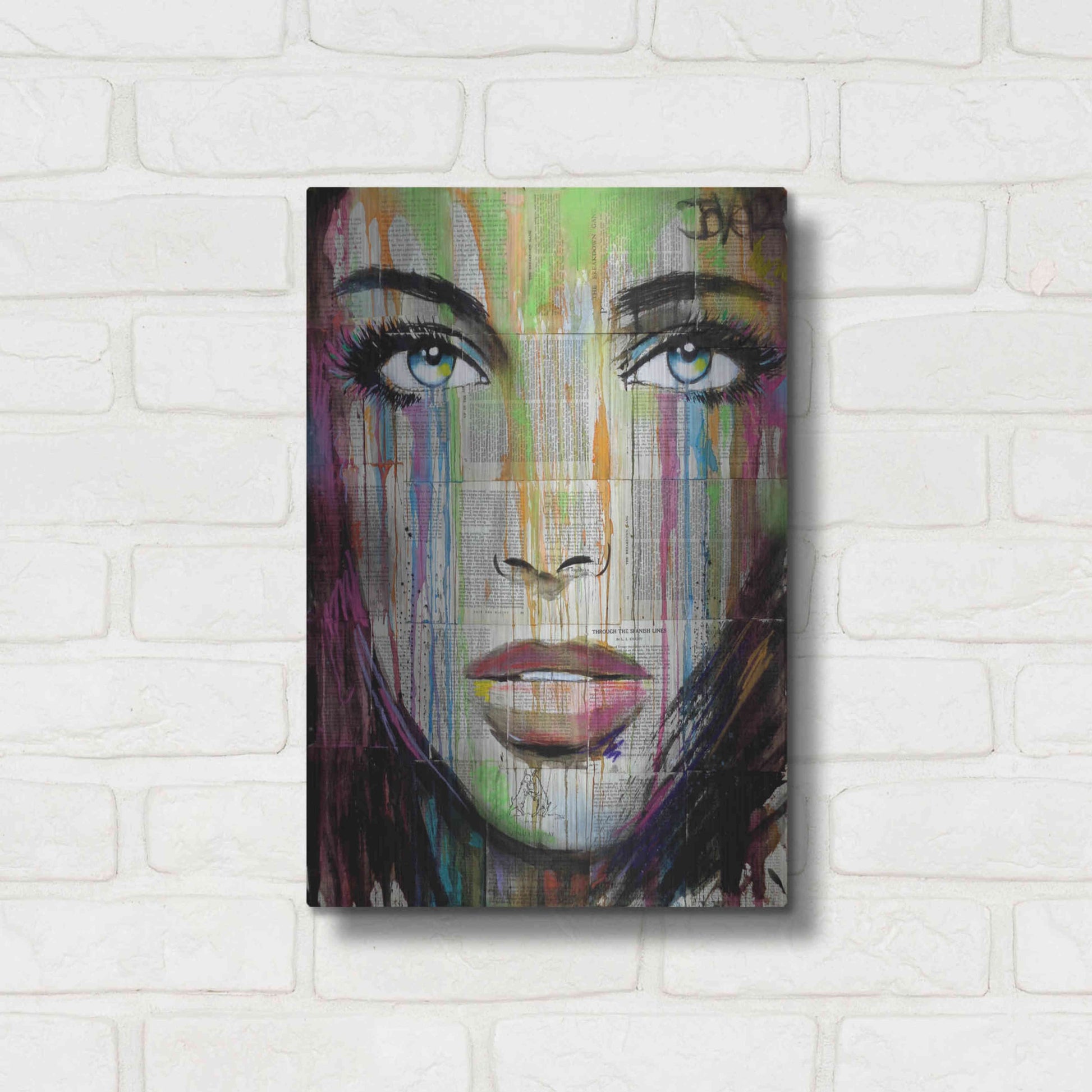 Luxe Metal Art 'Bell' by Loui Jover, Metal Wall Art,12x16