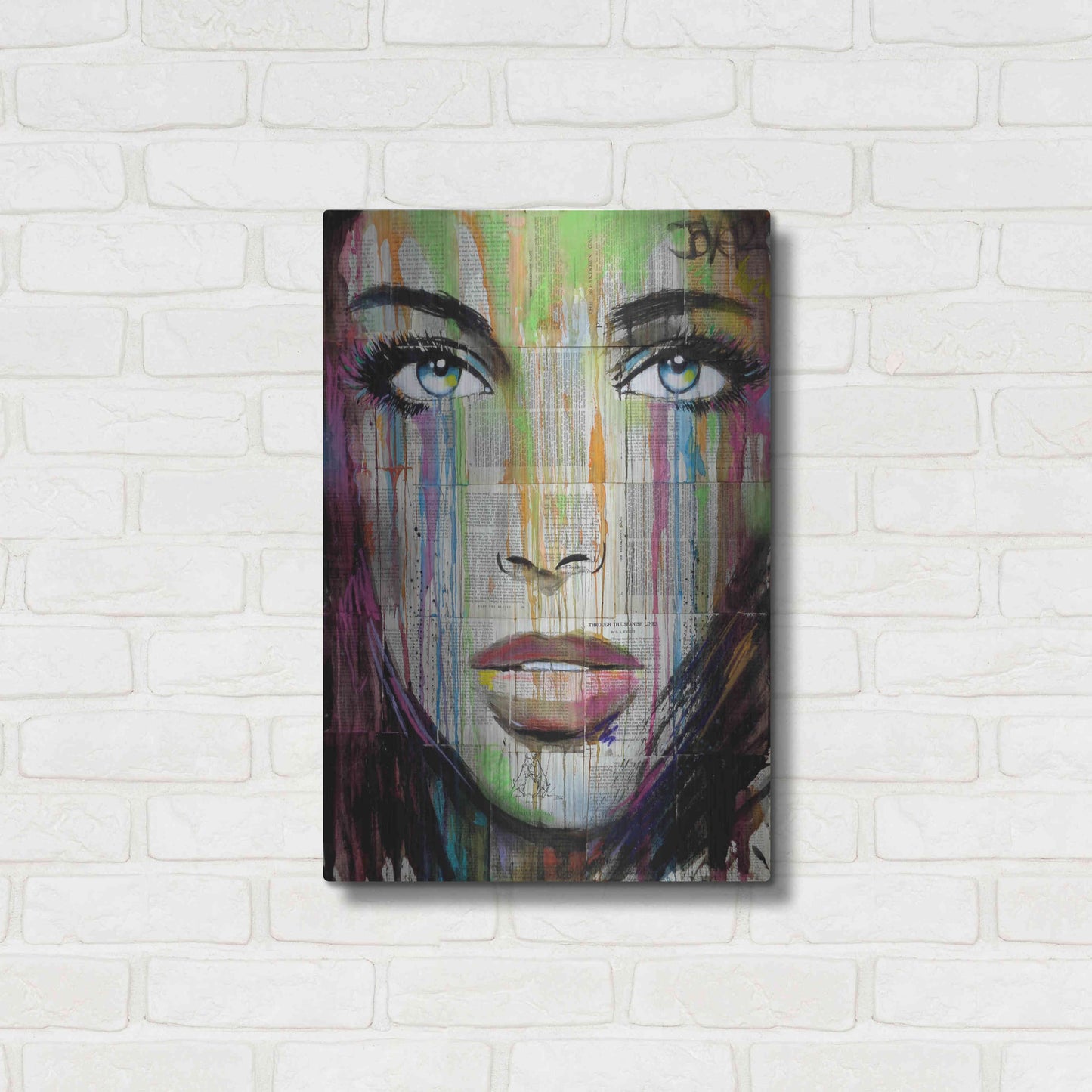 Luxe Metal Art 'Bell' by Loui Jover, Metal Wall Art,16x24