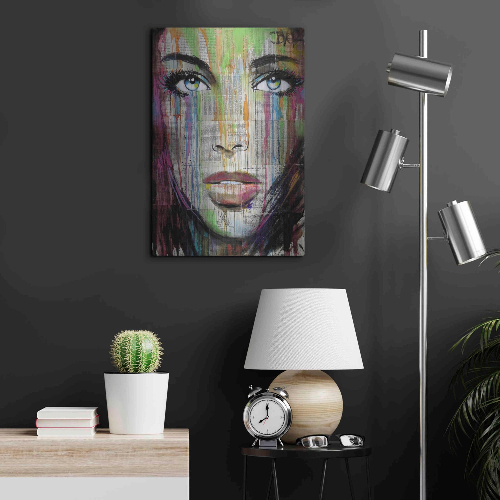 Luxe Metal Art 'Bell' by Loui Jover, Metal Wall Art,16x24