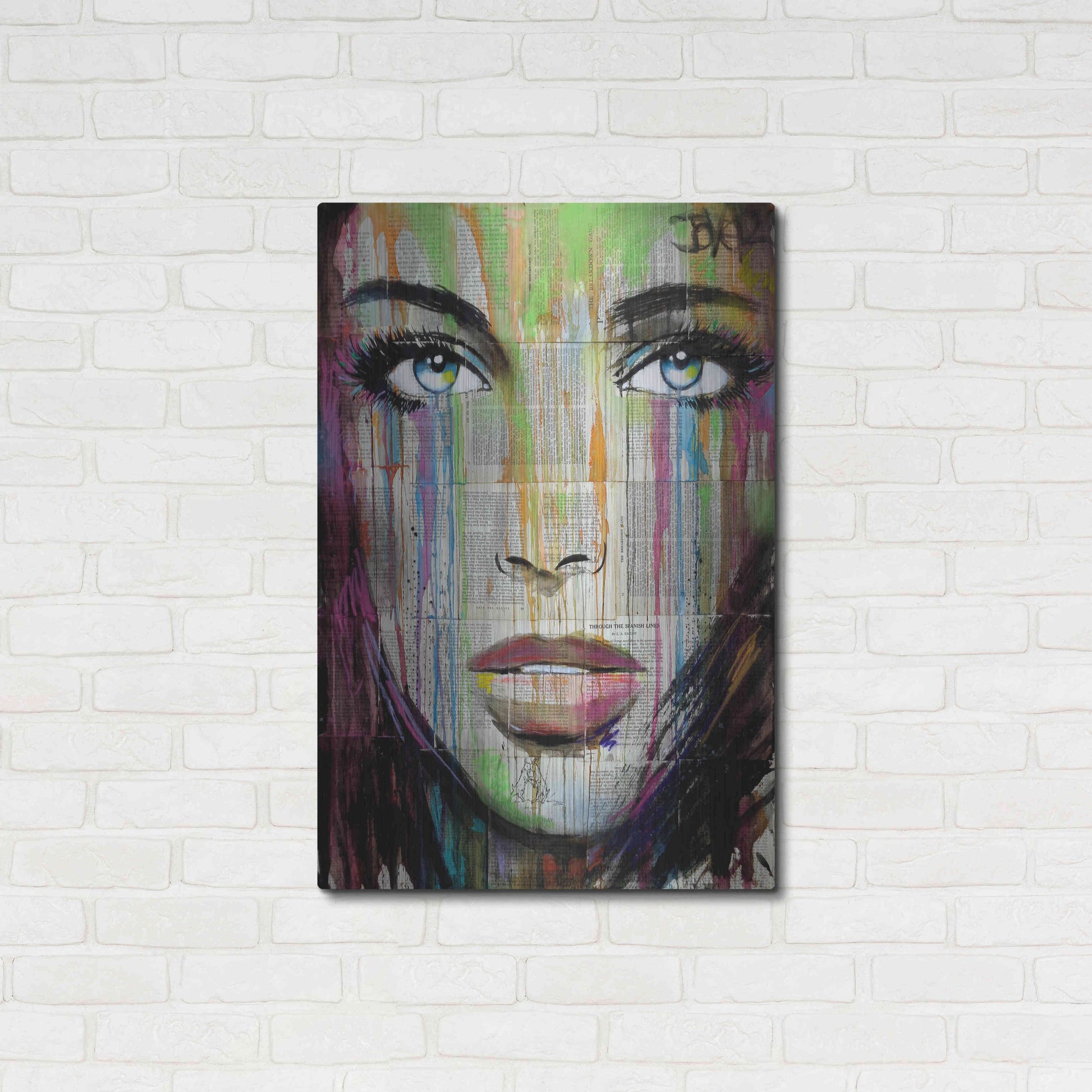 Luxe Metal Art 'Bell' by Loui Jover, Metal Wall Art,24x36