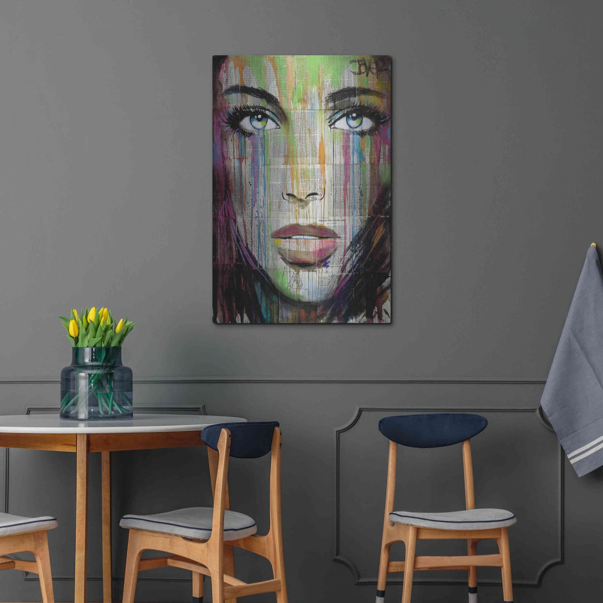 'Bell' by Loui Jover – Metal Wall Art, 24x36 room view