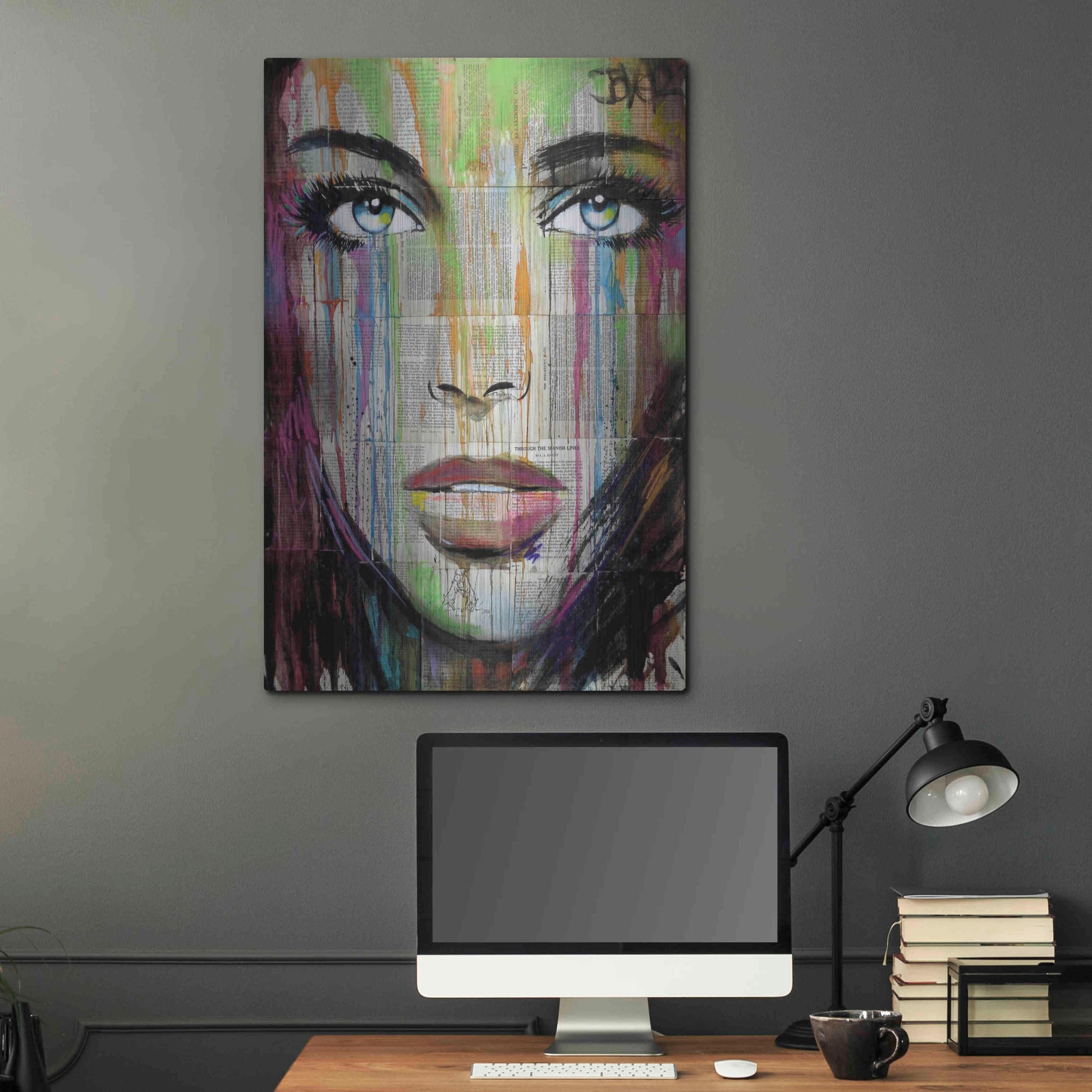 Luxe Metal Art 'Bell' by Loui Jover, Metal Wall Art,24x36