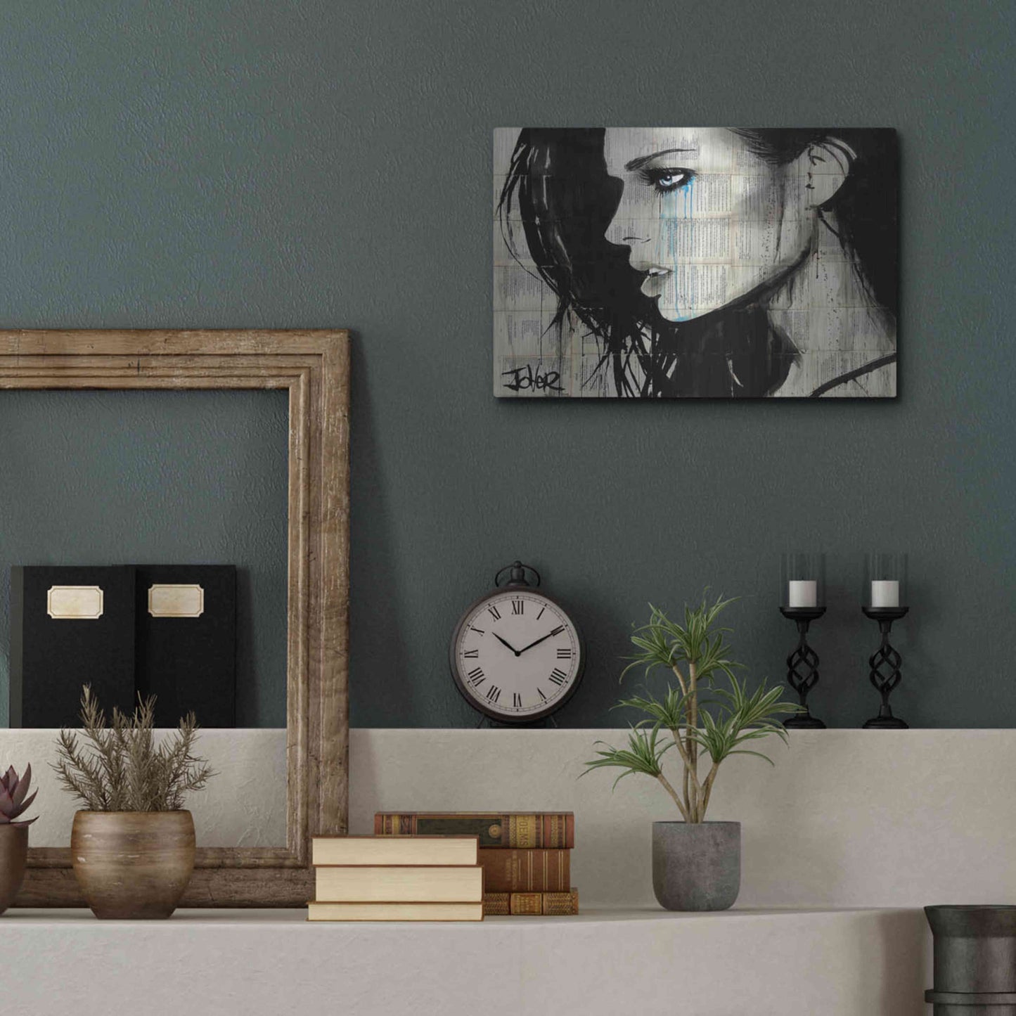 Luxe Metal Art 'Bright Ecstasy' by Loui Jover, Metal Wall Art,16x12