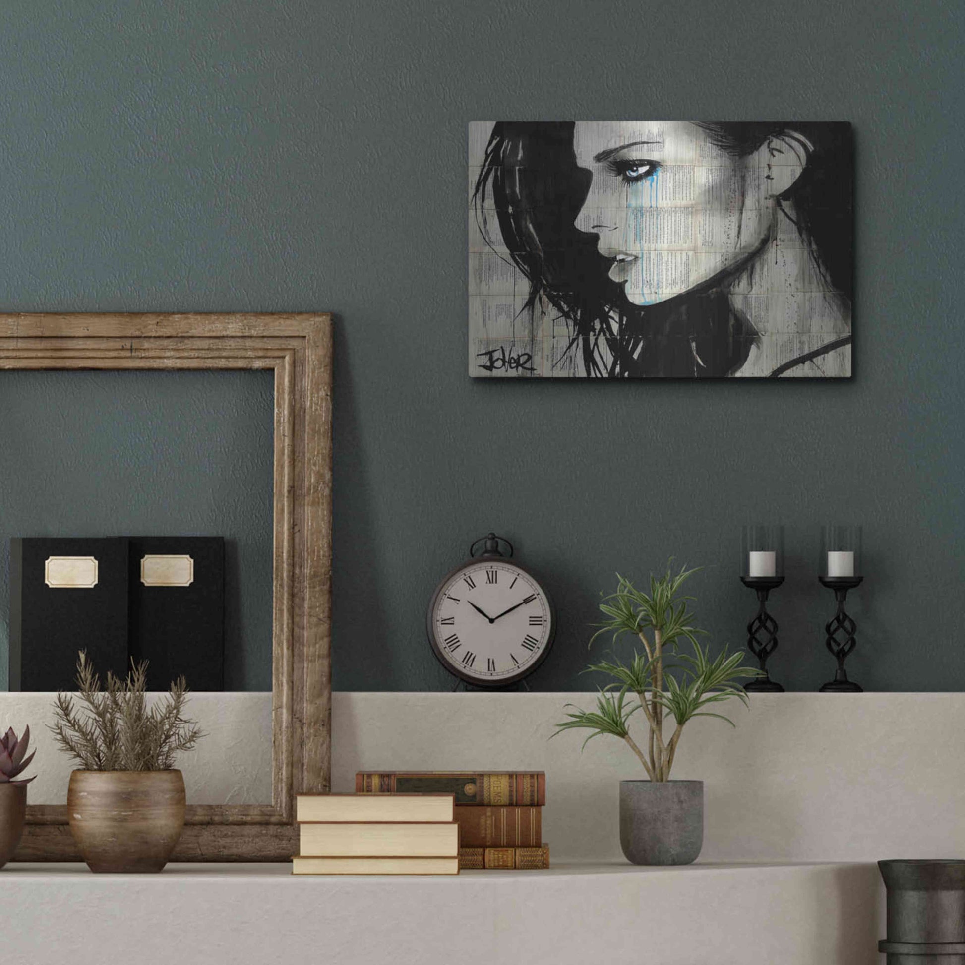 Luxe Metal Art 'Bright Ecstasy' by Loui Jover, Metal Wall Art,16x12