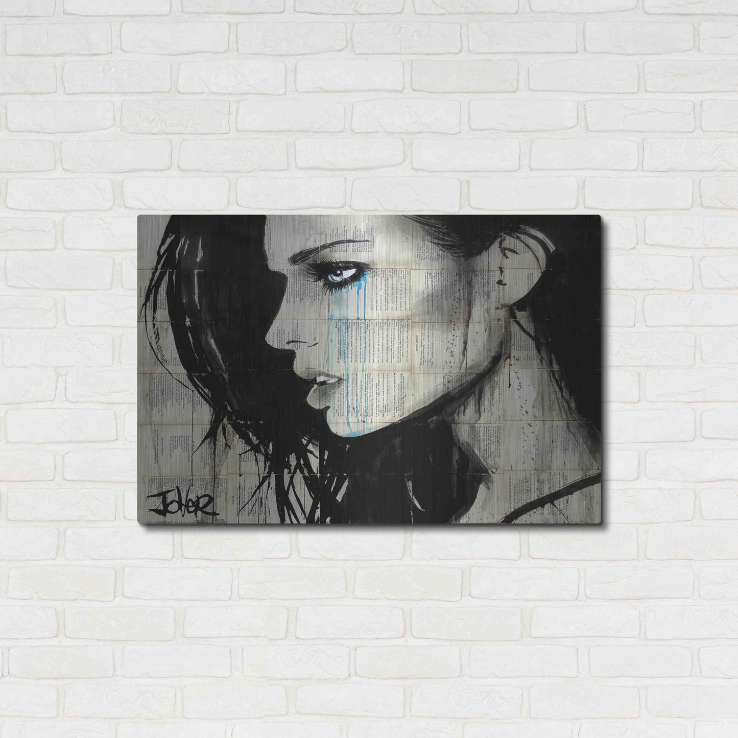 Luxe Metal Art 'Bright Ecstasy' by Loui Jover, Metal Wall Art,36x24