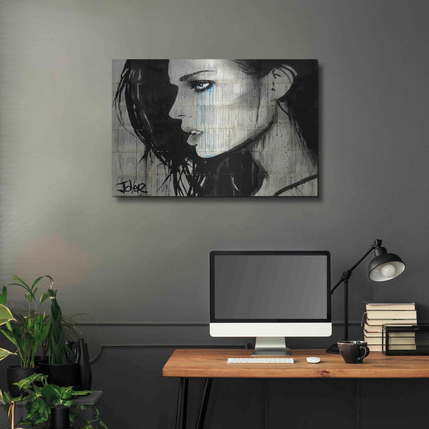 Luxe Metal Art 'Bright Ecstasy' by Loui Jover, Metal Wall Art,36x24