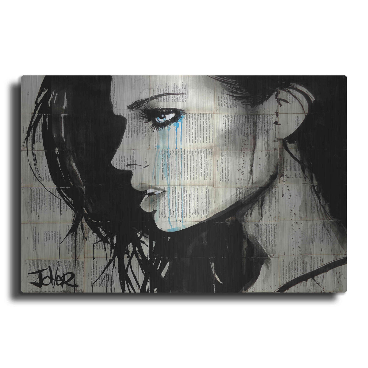 Luxe Metal Art 'Bright Ecstasy' by Loui Jover, Metal Wall Art
