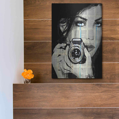 Luxe Metal Art 'Caught' by Loui Jover, Metal Wall Art,12x16