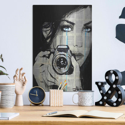 Luxe Metal Art 'Caught' by Loui Jover, Metal Wall Art,12x16