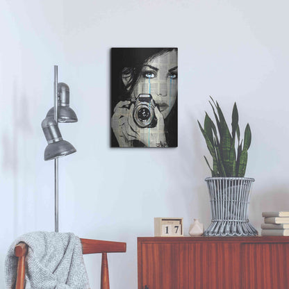 Luxe Metal Art 'Caught' by Loui Jover, Metal Wall Art,16x24