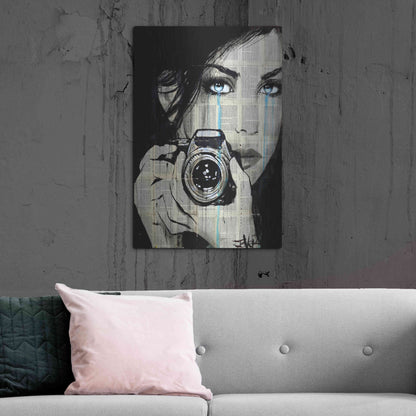Luxe Metal Art 'Caught' by Loui Jover, Metal Wall Art,24x36