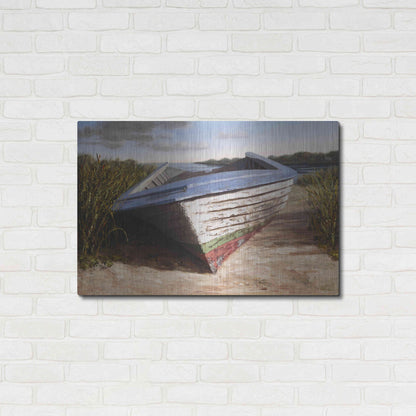 Luxe Metal Art 'Montauk Skiff' by Karl Soderlund, Metal Wall Art,36x24