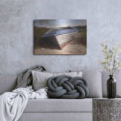 Luxe Metal Art 'Montauk Skiff' by Karl Soderlund, Metal Wall Art,36x24