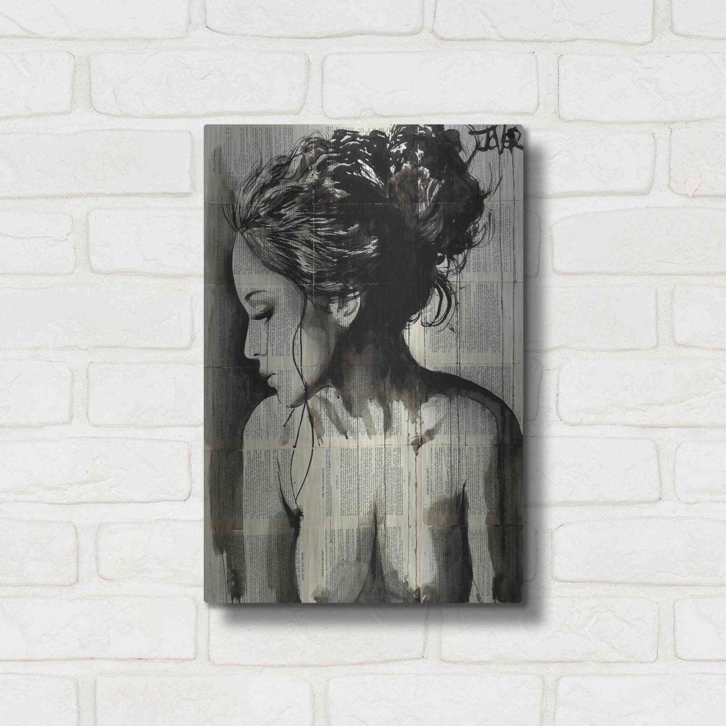 Luxe Metal Art 'Dreamer' by Loui Jover, Metal Wall Art,12x16