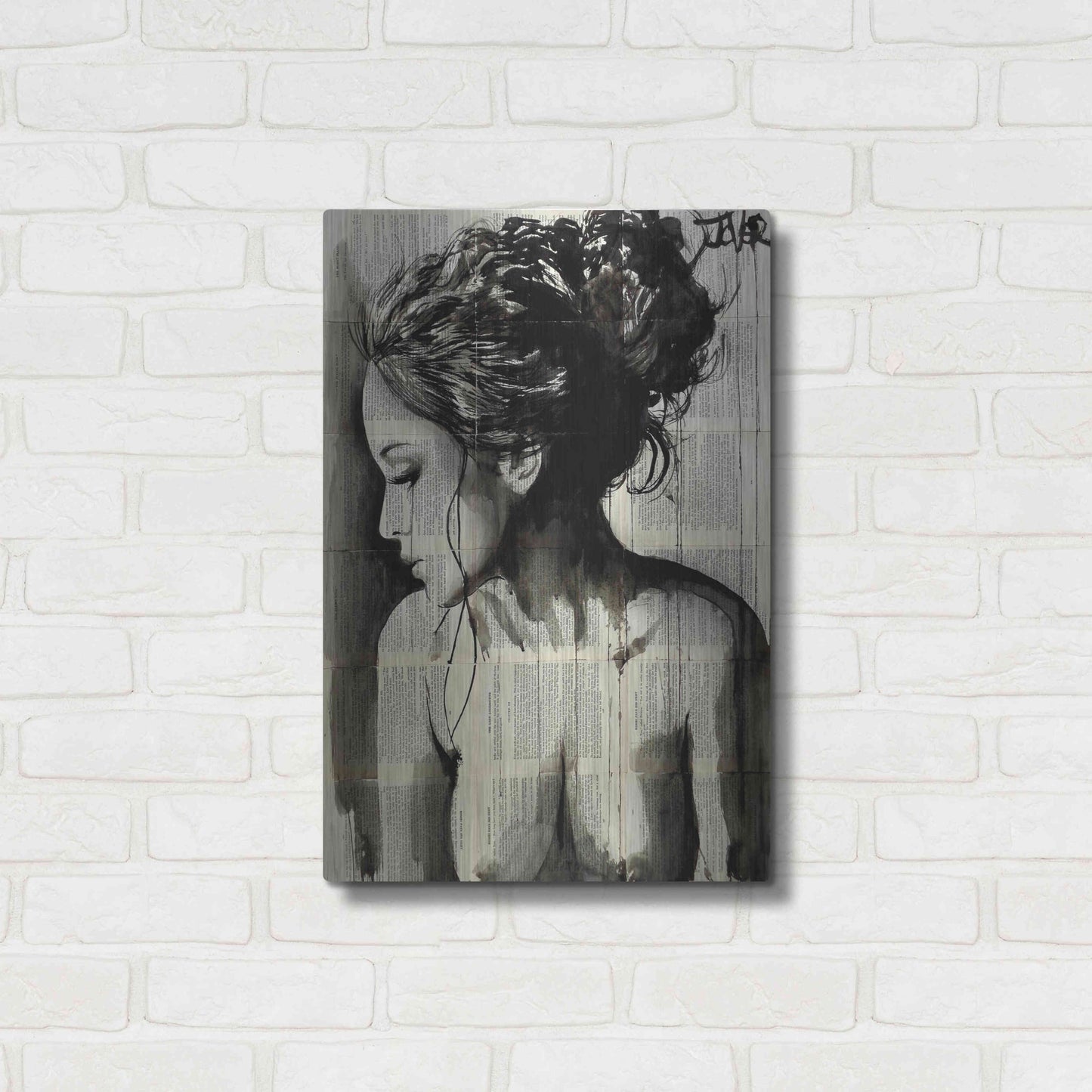 Luxe Metal Art 'Dreamer' by Loui Jover, Metal Wall Art,16x24