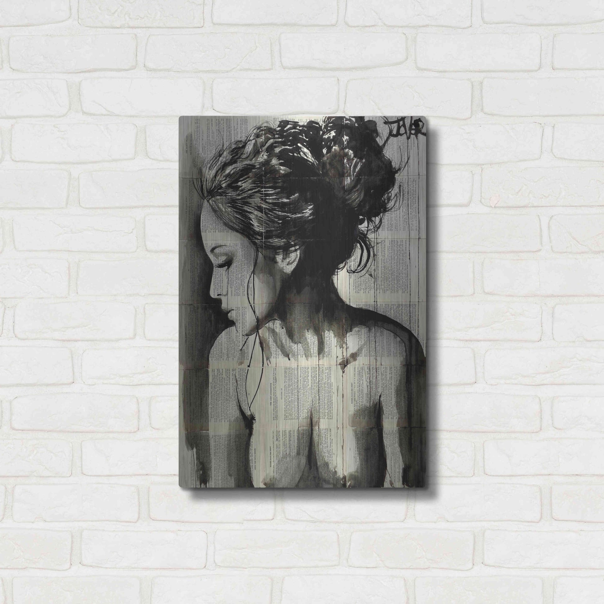 Luxe Metal Art 'Dreamer' by Loui Jover, Metal Wall Art,16x24