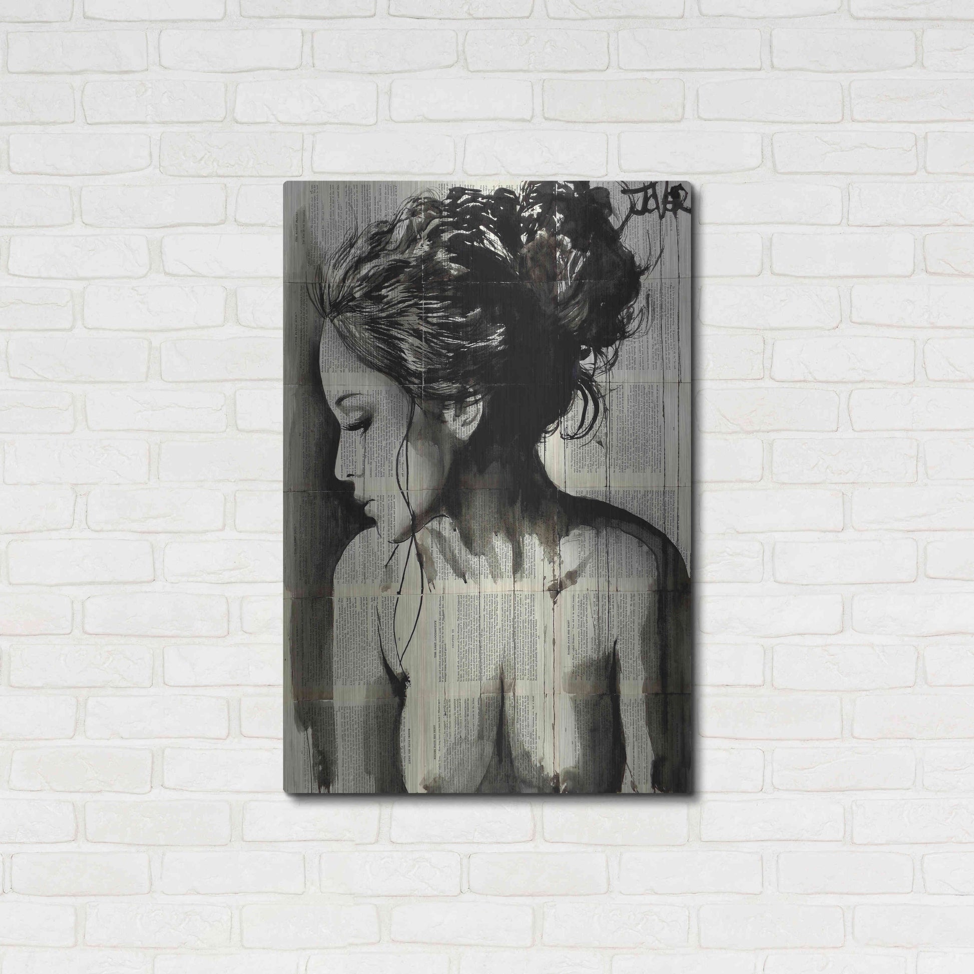 Luxe Metal Art 'Dreamer' by Loui Jover, Metal Wall Art,24x36