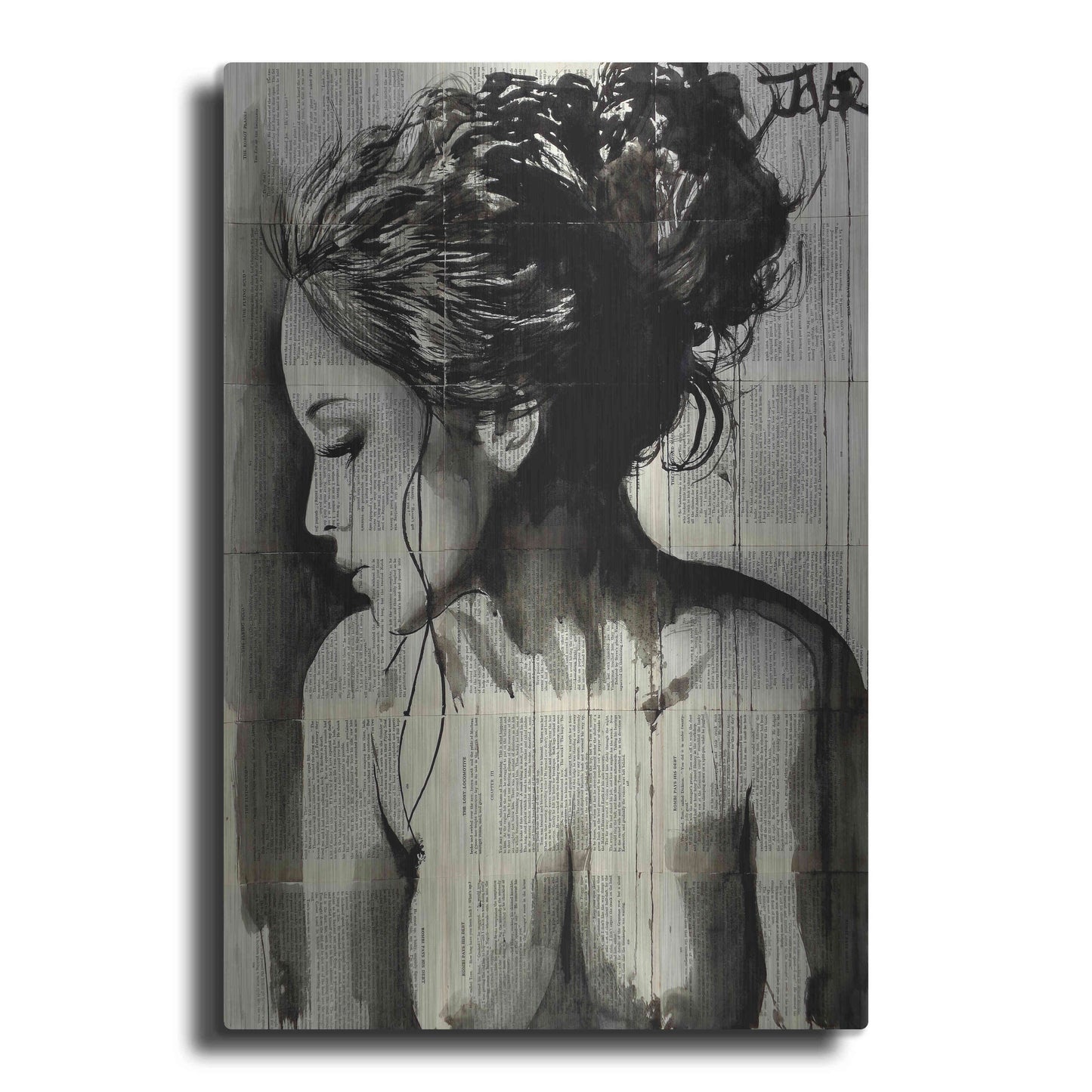 Luxe Metal Art 'Dreamer' by Loui Jover, Metal Wall Art